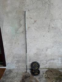 Bilanciere + dischi palestra