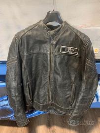 Giacca moto in pelle