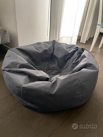 Pouf grigio