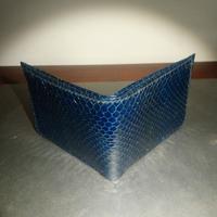 Portafoglio nuovo artigianale uomo pelle di pitone