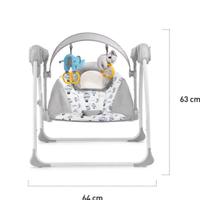 Altalena/dondolo sonora oscillante a piu funzioni