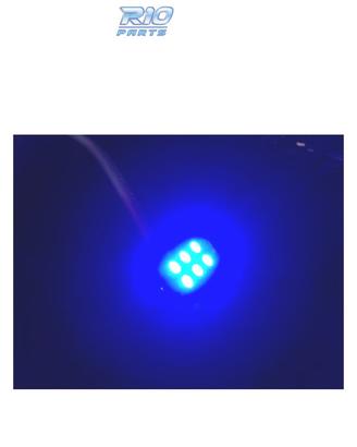 LAMPADA LED BLU C5W FESTOON 36, 39, 41MM