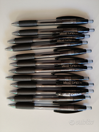 Penna a sfera a scatto colore nero ELICA PUMA GRIP