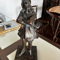 Scultura in bronzo del secolo XIX