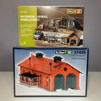 Scala N 1:160 - Set deposito locomotive a 2 binari