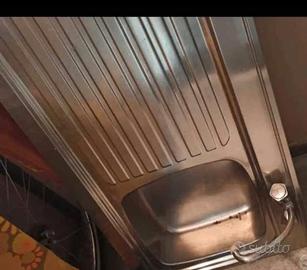 lavandino acciaio inox 1 vasca e sgocciolatoio 