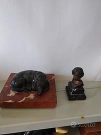 Cane di peltro e Bronzo