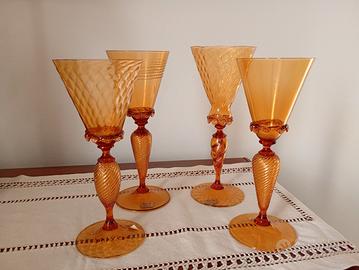 Bicchieri di Murano ditta Zora