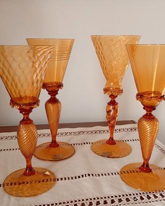 Bicchieri di Murano ditta Zora