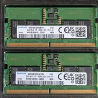 Memoria RAM SODIMM 2x8gb Samsung DDR5 4800mhz