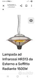 Lampada da esterno x riscaldare da appenderere su 