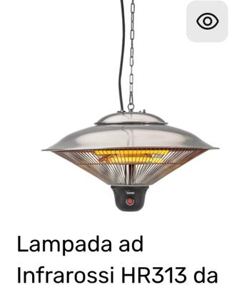 Lampada da esterno x riscaldare da appenderere su 