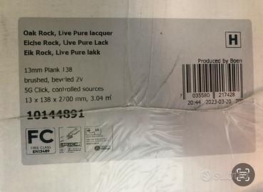 Parquet prefinito 12/15 mq - prezzo trattabile