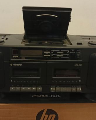 radio-stereo, piastre cassette, lettore CD,