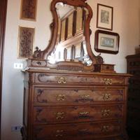 Comò marmo '800 stile Luigi XV