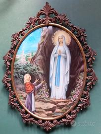 QUADRO SACRA MARIA DI LOURDES E PASTORELLA
