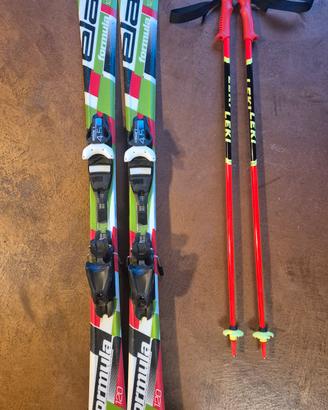 Sci bambino Elan 120cm con bacchette