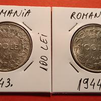 Romania 100 Lei 1943,1944
