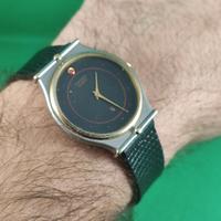 Orologio Citizen Quartz 3620 Nero Oro Vintage Raro