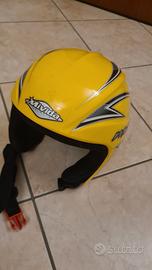 casco da sci + mascherina bambino