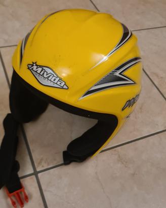 casco da sci + mascherina bambino