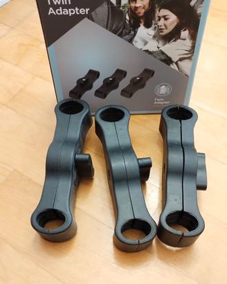 Ganci per passeggini Leclerc, connettori duo/twin