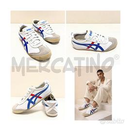 SNEAKERS TIGER BIANCHE/BLU/ROSSE 39