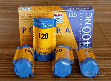 4 rullini 120 Portra 400 NC scaduti