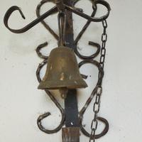 campanella in ferro battuto vintage 