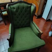 Poltrone Bergère in stile Luigi XV