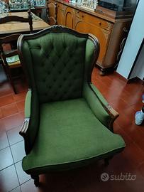 Poltrone Bergère in stile Luigi XV