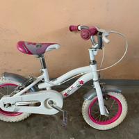 Bicicletta da bimba con rotelle