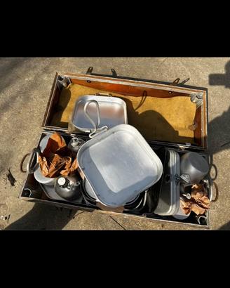 Cucina da campo per 3 ufficiali