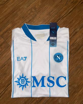 Maglia napoli bianca 2026/27 away trasferta nuova