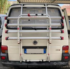 Portabici VW Volkswagen T4. Fiamma. 4 bici