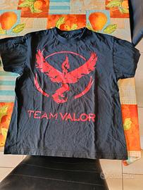 Maglietta maniche corte con stampa rossa tg xs