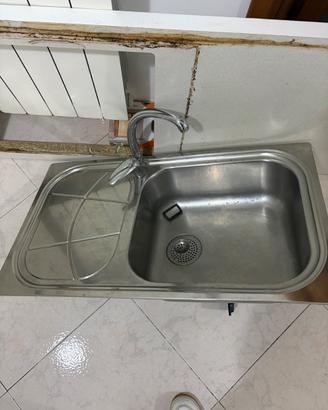 Lavandino acciaio inox
