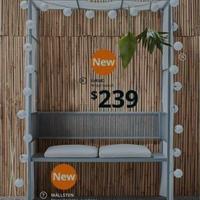 Panchina esterno giardino svano ikea 