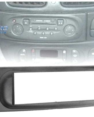 CORNICE NERA RADIO 1-DIN PER RENAULT MEGANE I SCEN