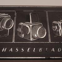 Targhetta da esposizione Hasselblad 