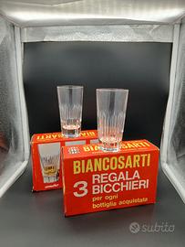 Set Vintage Biancosarti - 6 Bicchieri e scatola