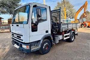 IVECO EUROCARGO 100E15 RIBALTABILE + GRU