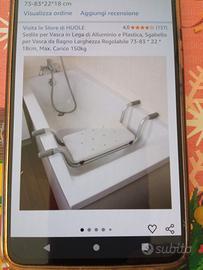 Seggiolino per vasca