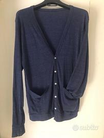 Cardigan american apparel made in usa blue indie s