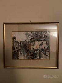 Naviglio a Milano Giovanni da Busnago