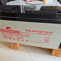 Batteria 200Ah 12V per fotovoltaico camper barca