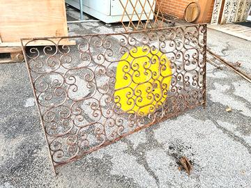 grata in ferro battuto usata