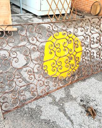 grata in ferro battuto usata