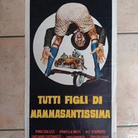 1973 VECCHIA LOCANDINA "ORIGINALE" FILM ANNI 70 