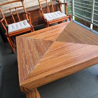 Raro Set Vivai Del Sud Anni '70  in bambù